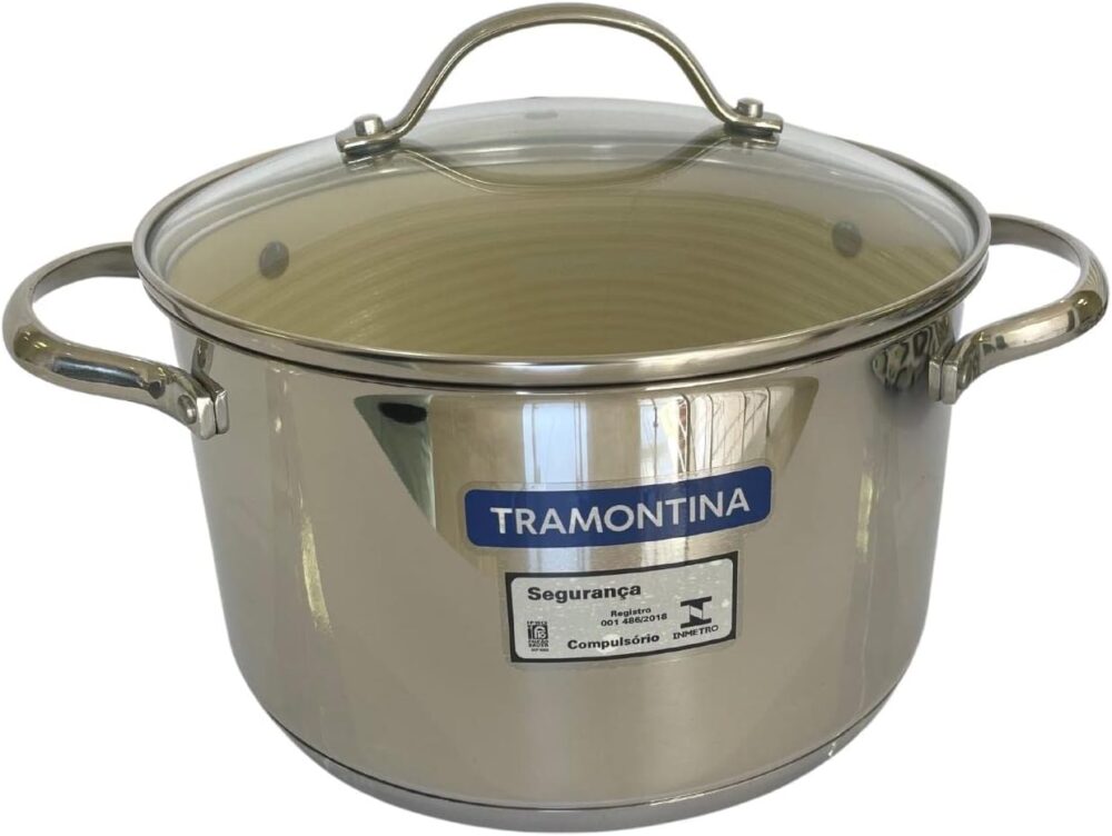 Tramontina JG.PANELAS ACO INOX 4PC UNA CER.BEG, Bege, 652803... - Image 8