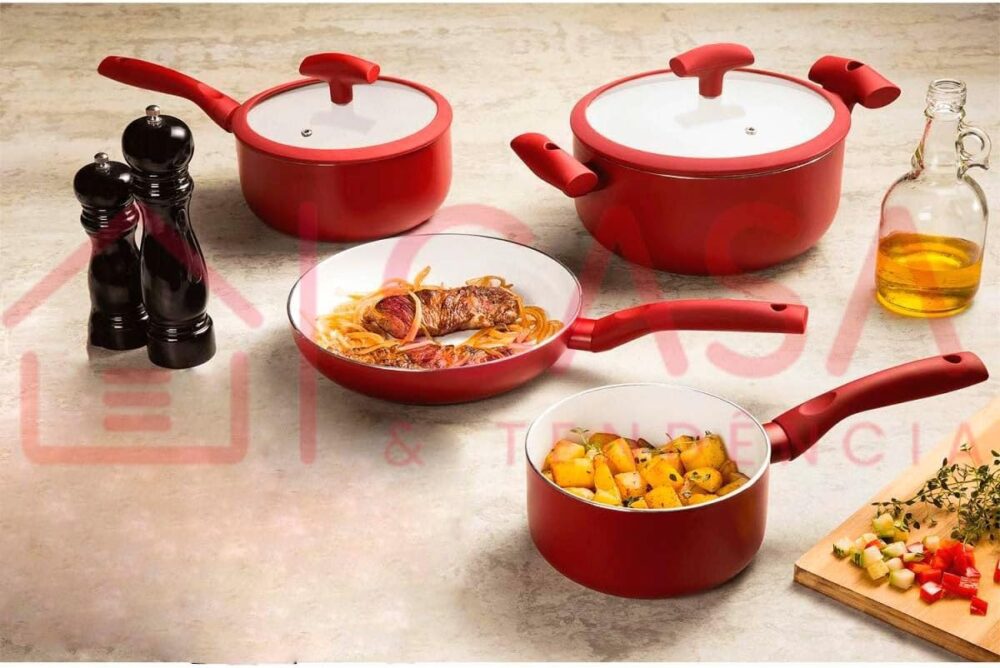 Jogo de Panelas Hercules Revestimento Ceramico Indução 4 Peç... - Image 8
