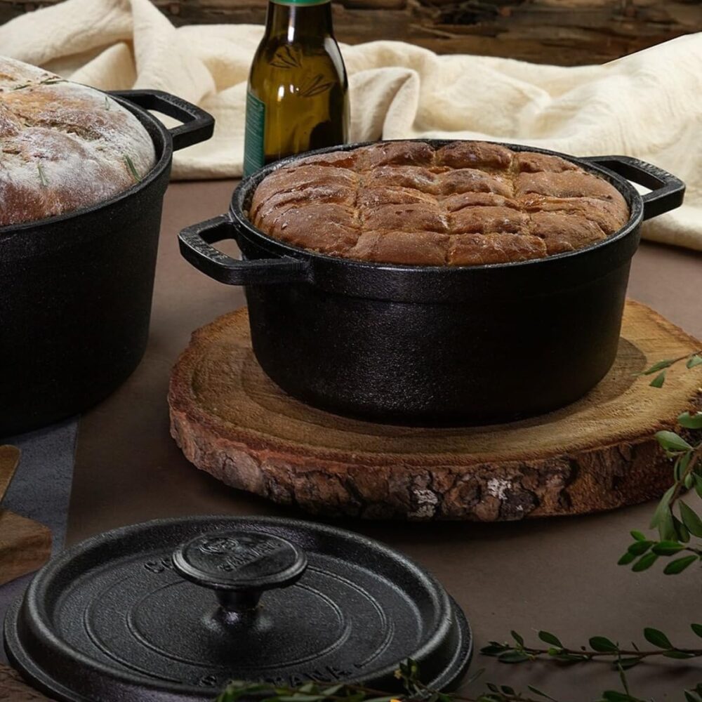 Caçarola Cocotte Grande 26 Cm Forno Holandês Ferro Fundido S... - Image 6