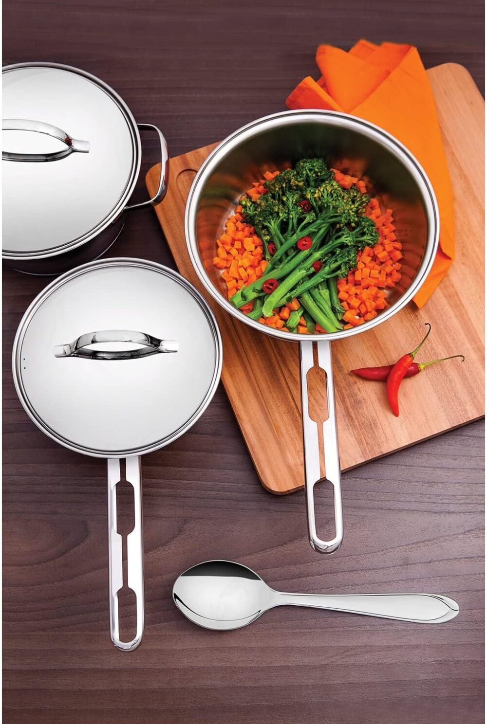 Caldeirão com Cabo e Fundo Triplo Tramontina Inox 16Cm, CALD... - Image 5