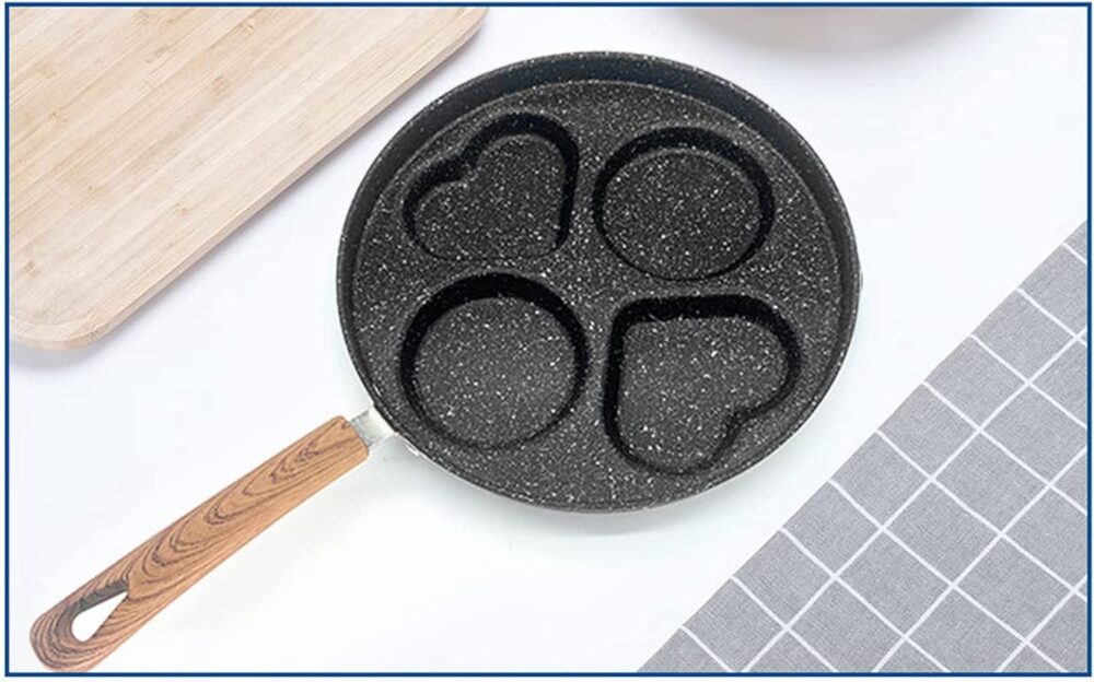 Panela de omelete de ovo com 4 copos, panela de bolinho de o... - Image 5