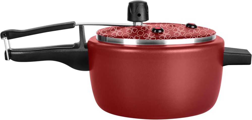 Panela De Pressão Patolux 2,5 Litros Antiaderente Vermelho C... - Image 3