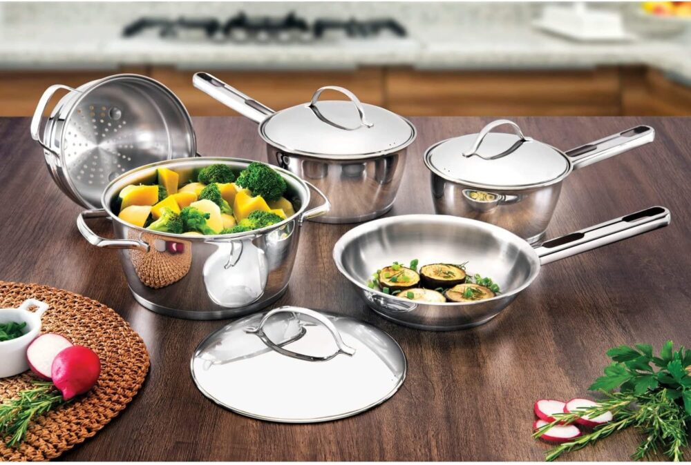 Caçarola Funda com Fundo Triplo Tramontina Inox 20Cm, CACARO... - Image 6