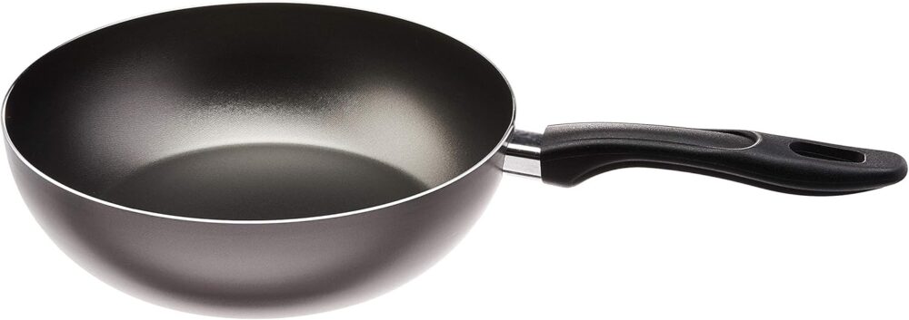 Wok Chilli, 24 cm, 2,3 Litros, 24 x 7 cm, Prata, Brinox