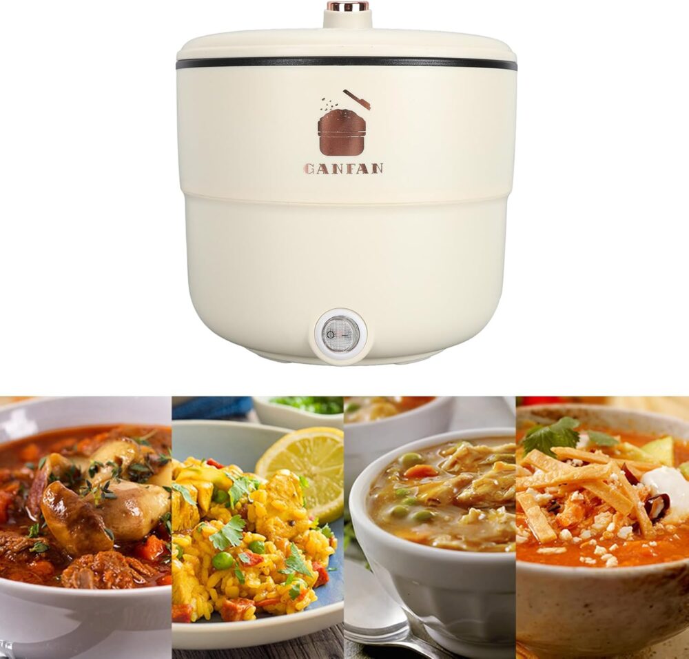 Mini Panela de Arroz, Panela de Arroz de Viagem 1.8L Panela ... - Image 6
