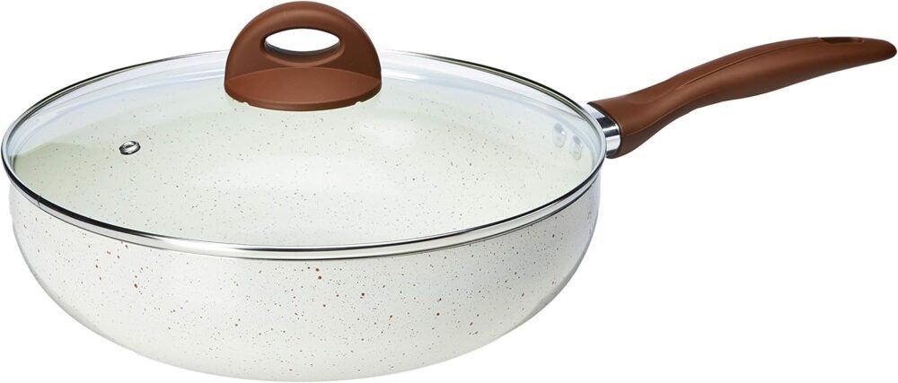 Wok Smart Plus com Tampa, Ceramic Life, 3,4 Litros, 28 x 8 c...