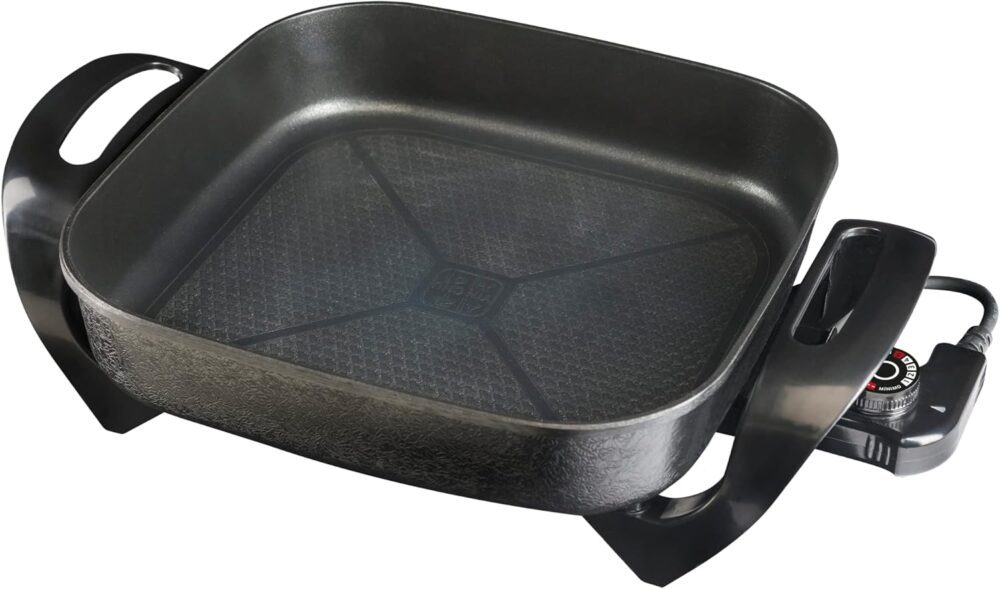 Agratto Panela eletrica Mangiare APEQ01l-01 preta quadrada 3... - Image 3