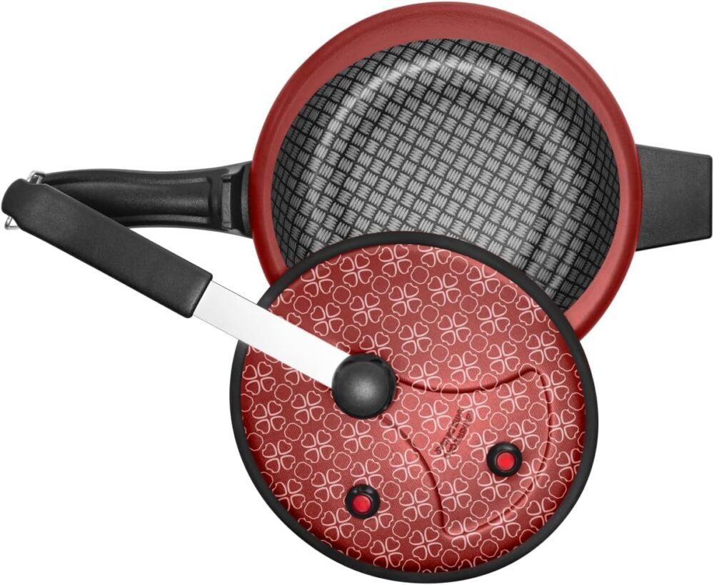 Panela De Pressão Patolux 2,5 Litros Antiaderente Vermelho C... - Image 4