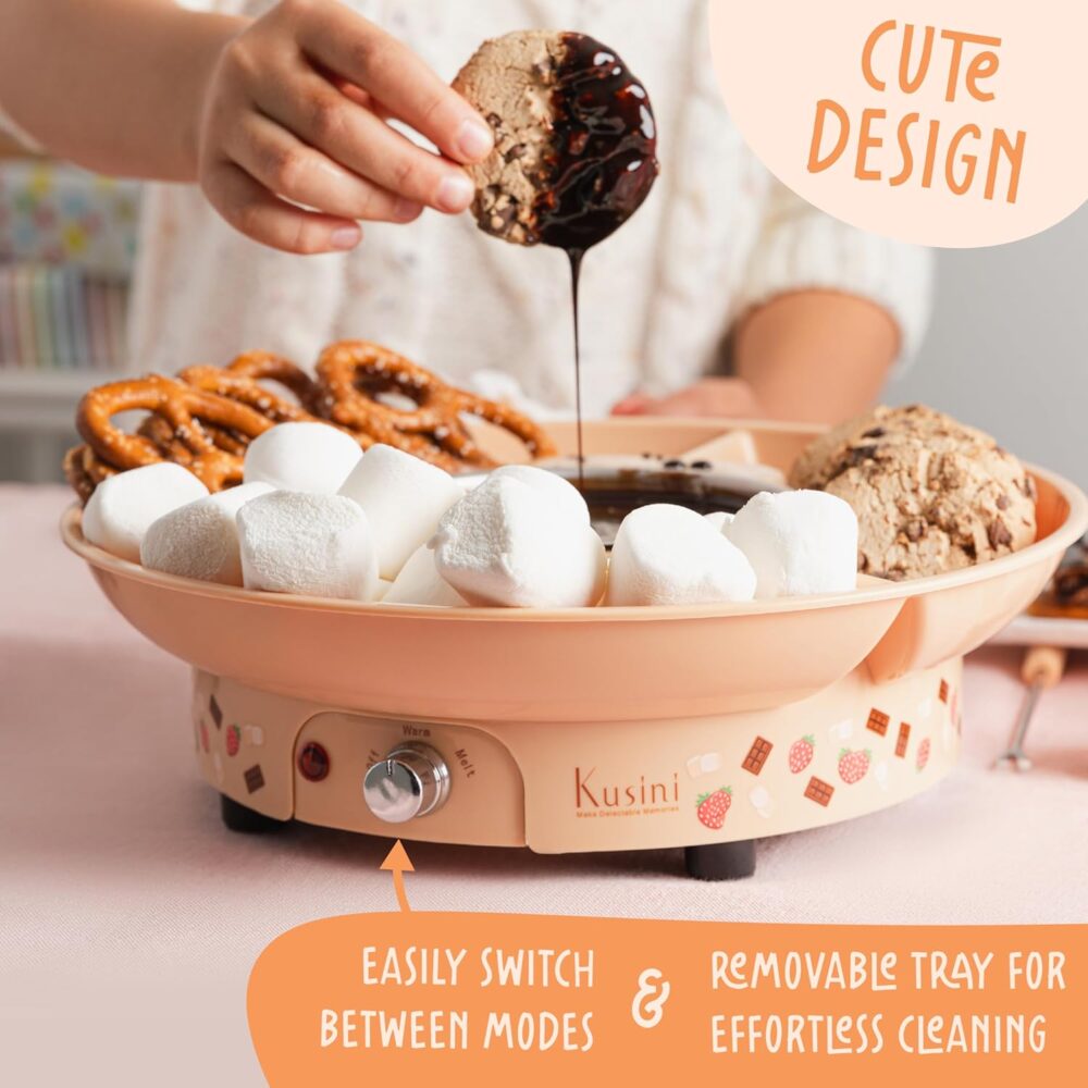 Kusini Conjunto elétrico de panela de fondue – Kit de fondue... - Image 2