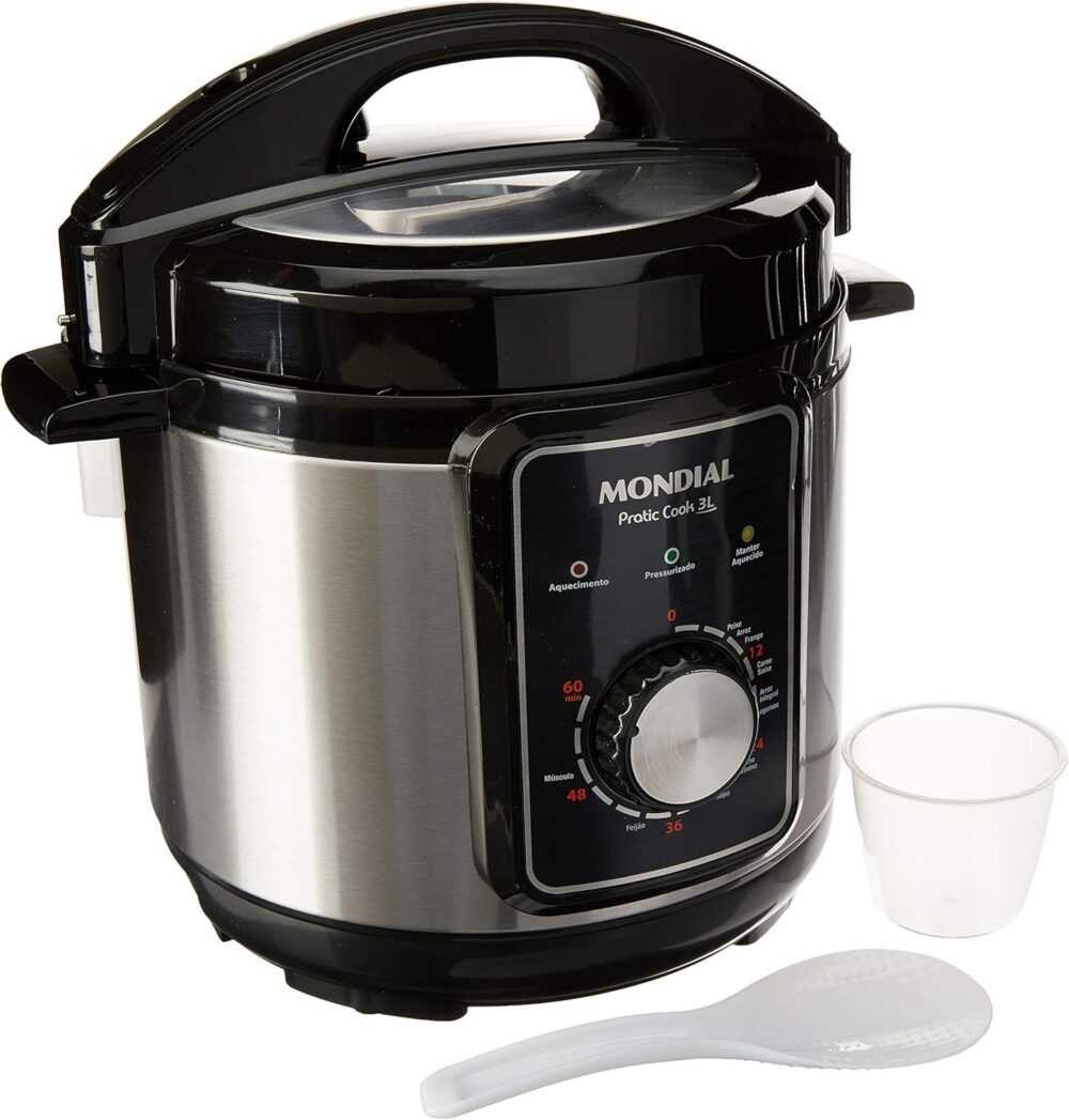 Panela de Pressão Elétrica Mondial, Pratic Cook 3L, 220V, Pr... - Image 4