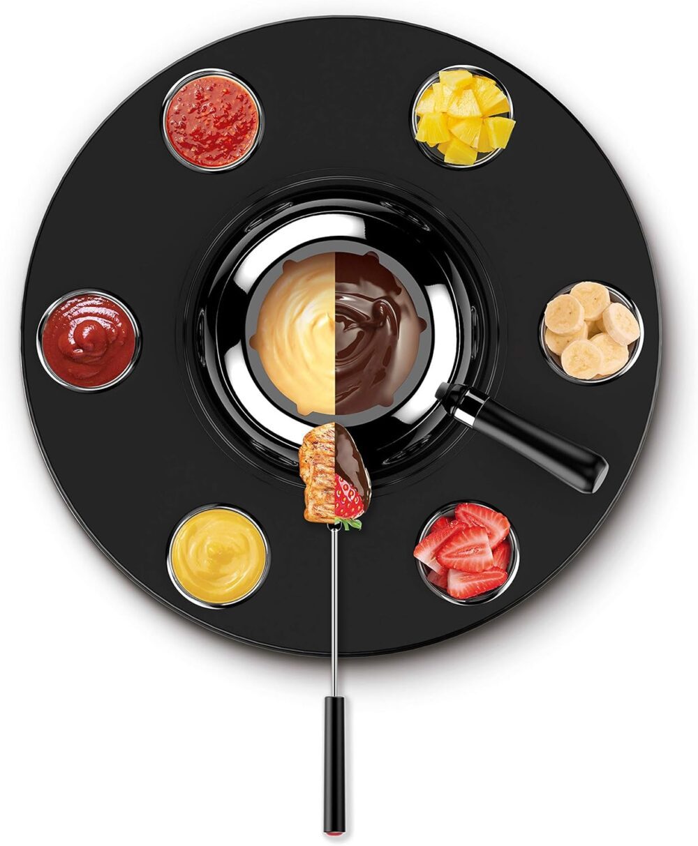 Conjunto Fondue com Base Giratória, 23 peças, Preto, Euro - Image 2