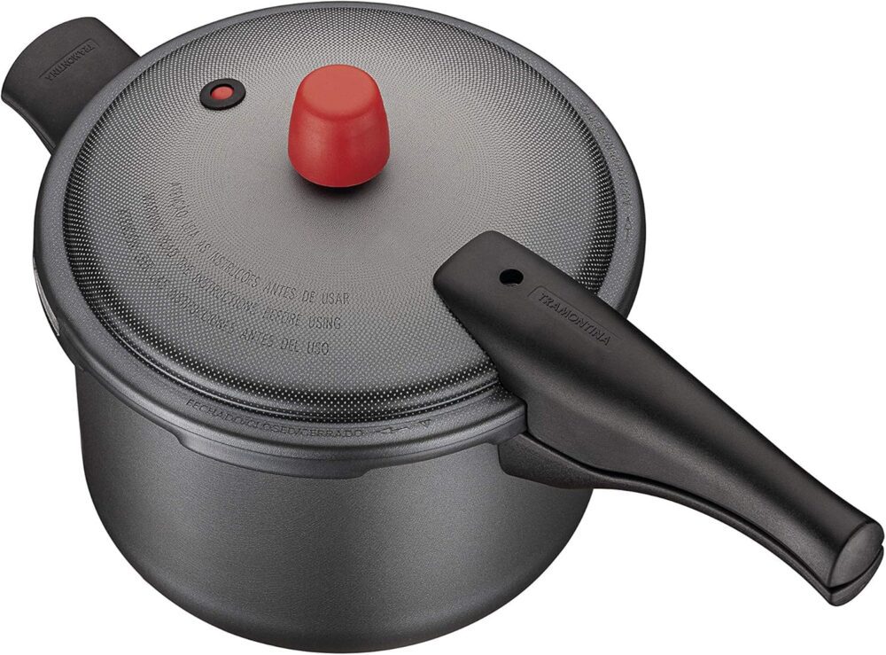 Panela de Pressao 4,5L litros 20 cm Vancouver cor Grafite Tr... - Image 3