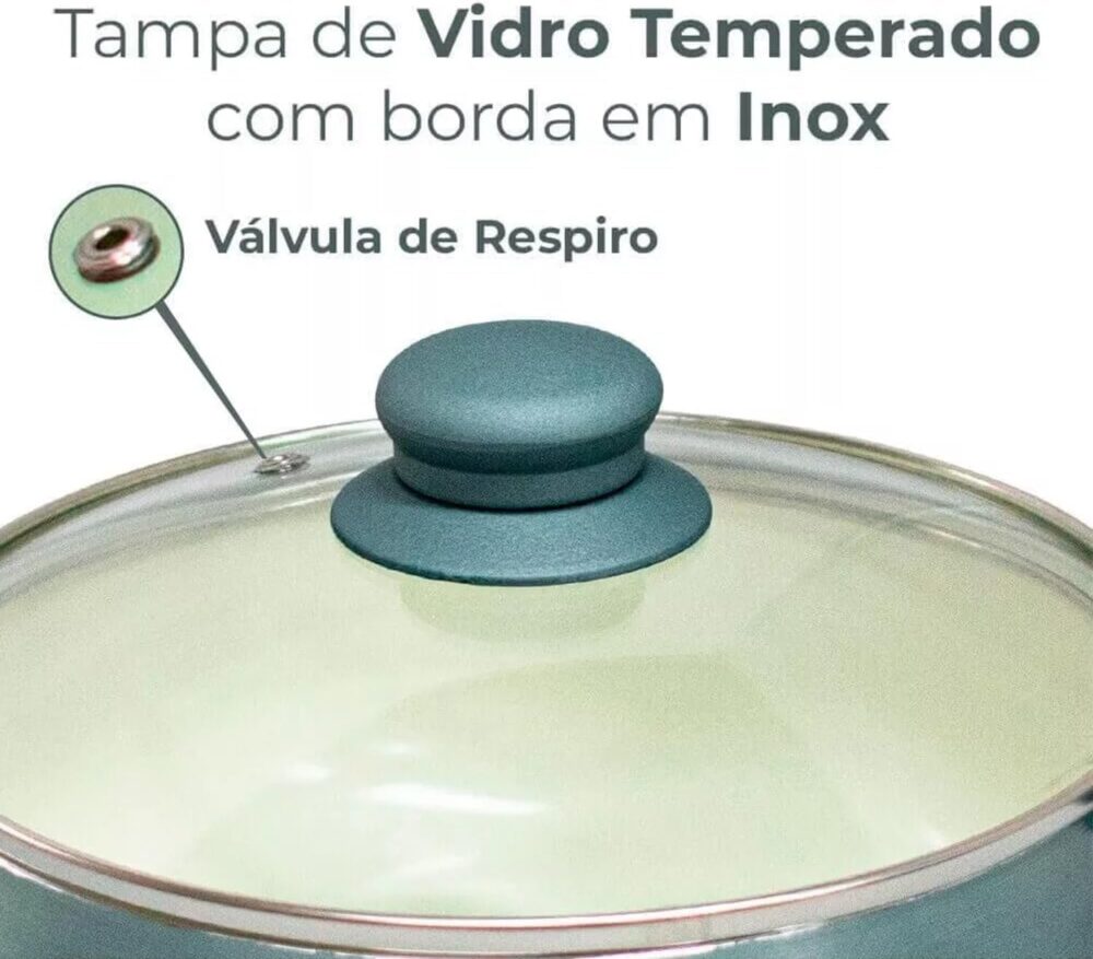 Jogo De Panelas Conjunto de 7 Peças Soft Touch Antiaderentes... - Image 2