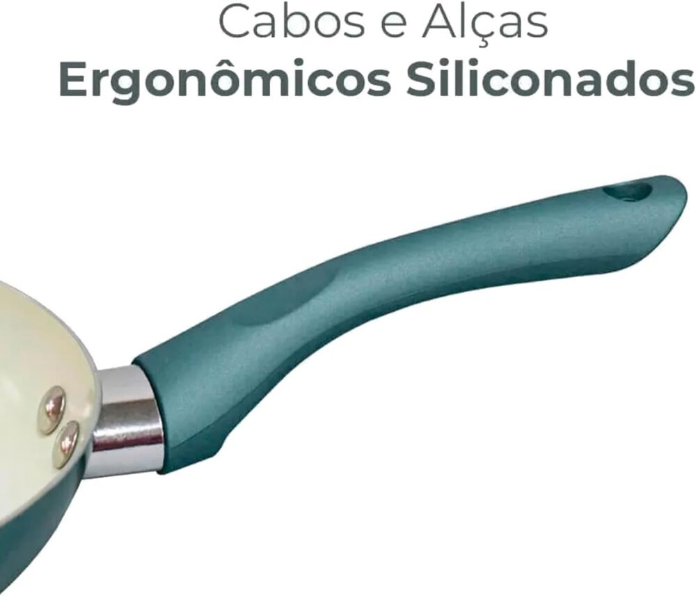 Jogo De Panelas Conjunto de 7 Peças Soft Touch Antiaderentes... - Image 5