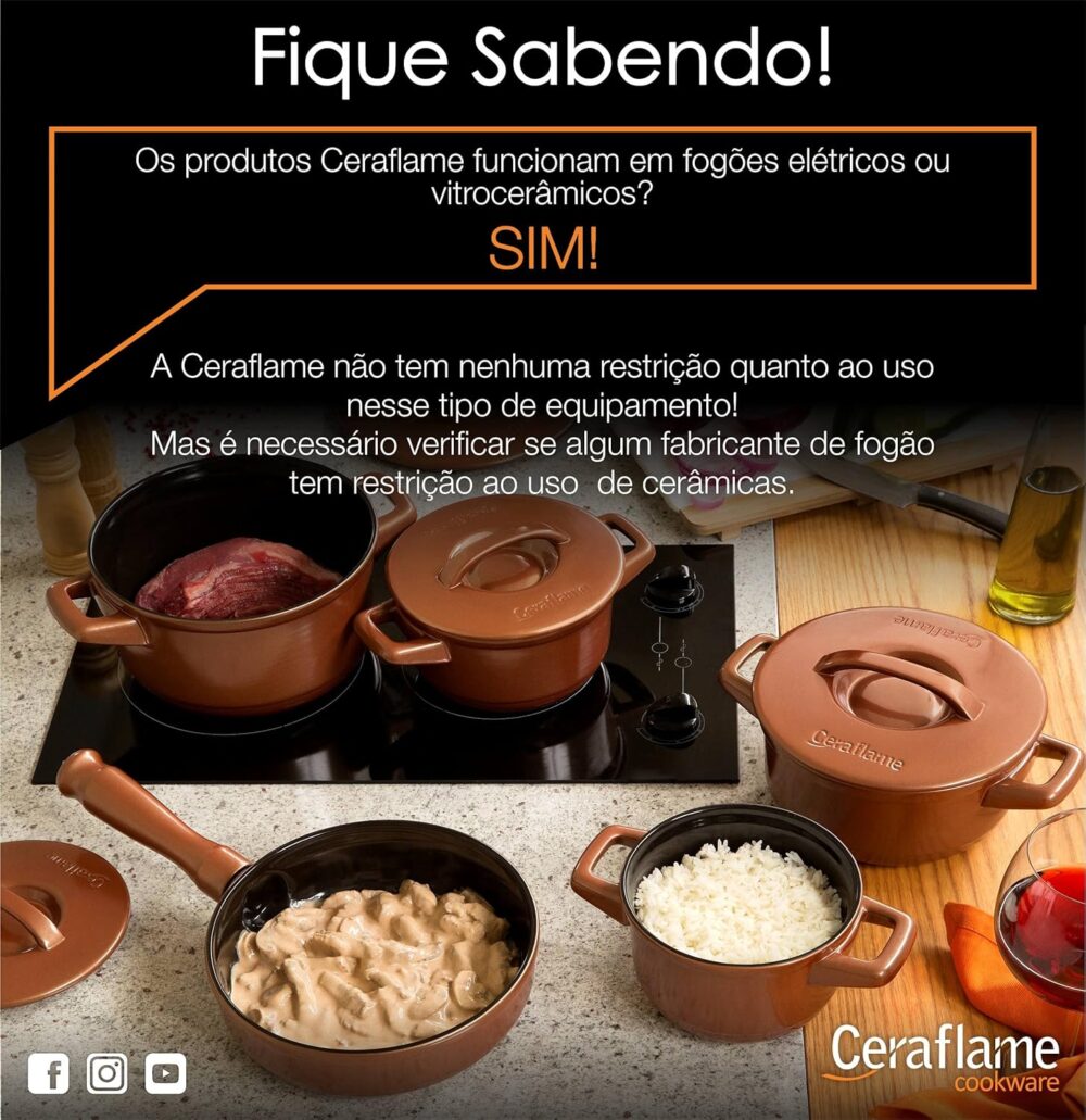 Ceraflame Frigideira de Cerâmica Premiere+ 20cm 1,5 Litros P... - Image 4