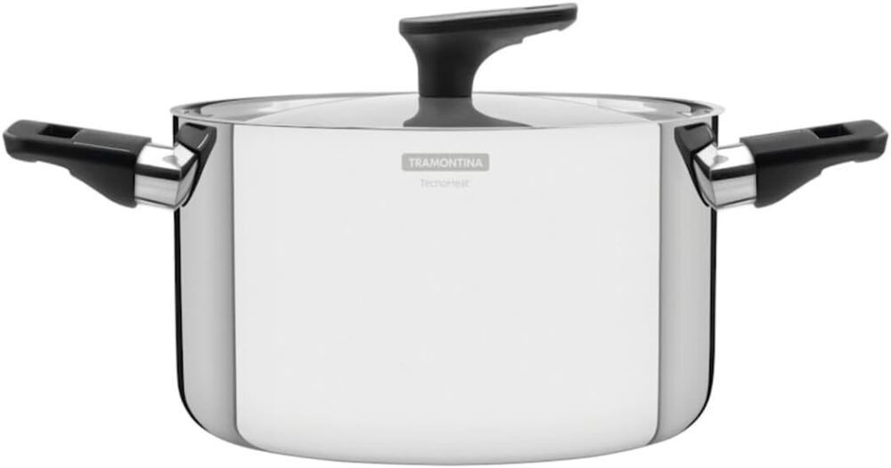 Caçarola Funda Aço Inox Grano Baquelite Tramontina