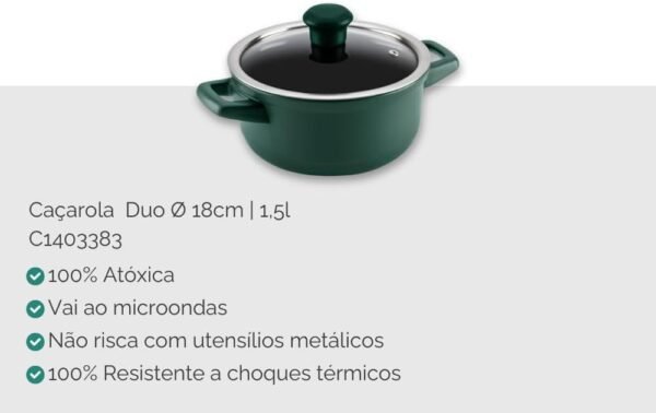 Ceraflame Conjunto de Panelas Duo Smart 5 Peças Matte - Image 8