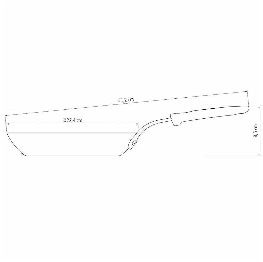 Frigideira Tramontina Profissional em Ferro 22 cm 1 L - Image 3