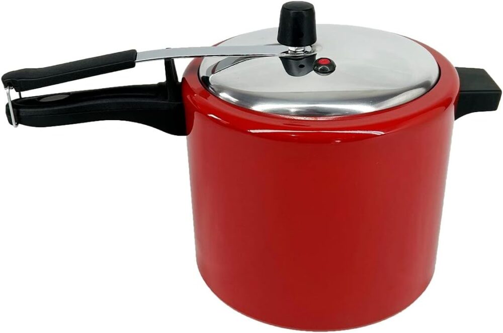 Panela De Pressão 7 Litros Alumínio Vermelho - Image 5