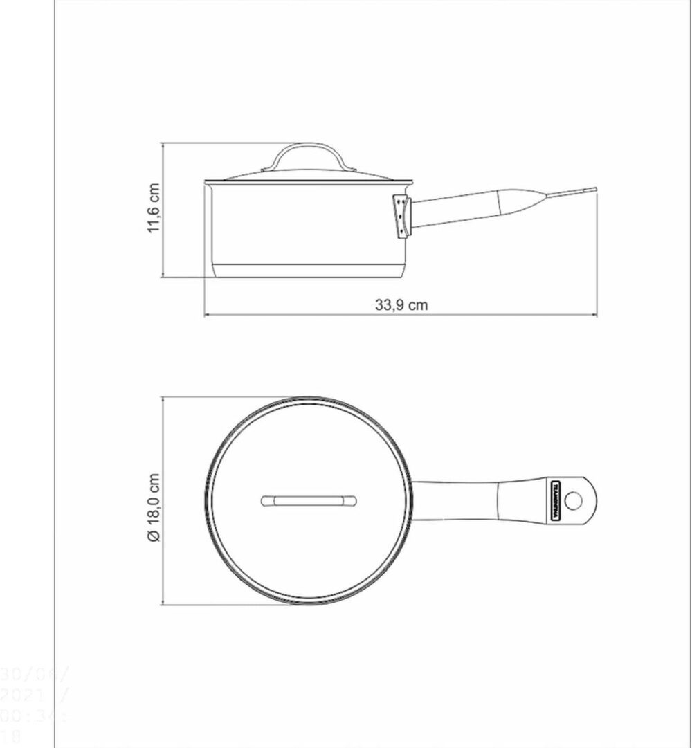 Panela Tramontina Professional em Aço Inox Fundo Triplo com ... - Image 6