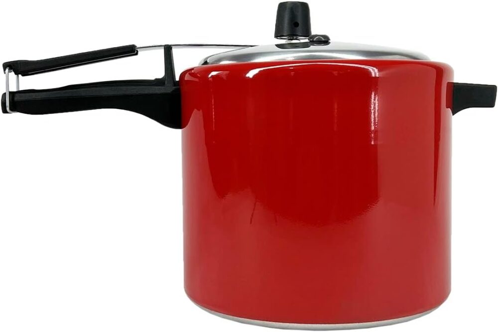 Panela De Pressão 7 Litros Alumínio Vermelho