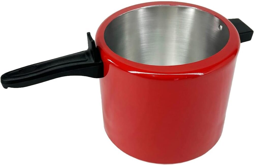 Panela De Pressão 7 Litros Alumínio Vermelho - Image 4
