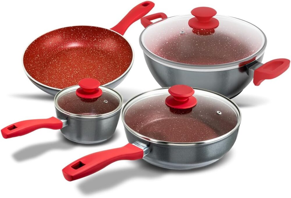 Conjunto de Panelas Philco Redstone PKT407 4 Peças