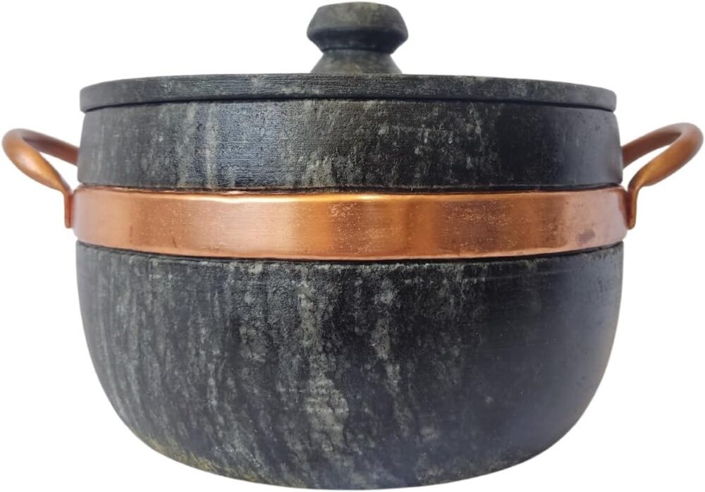 Caçarola Panela Pedra Sabão 3 Litros Grande Alta Resistência...
