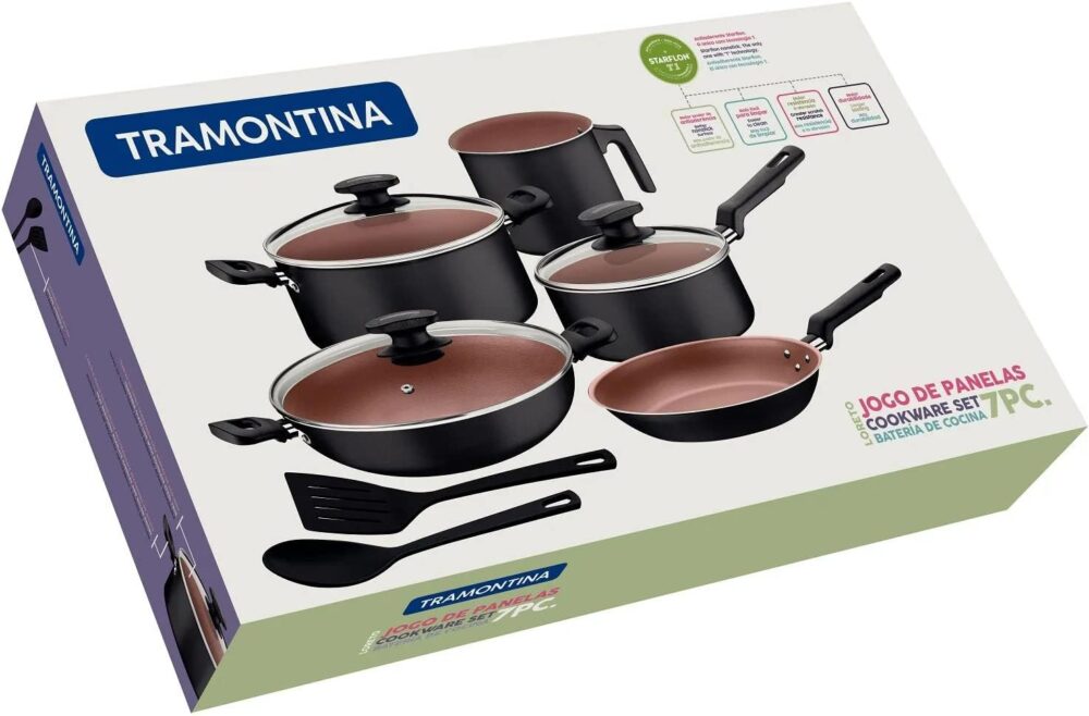 JOGO PANELAS ALUM 7PC LORETO PRE - Image 2