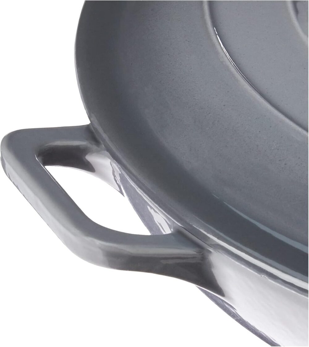 Caçarola Baixa Com Tampa Sauté, 31,4X6 3,5L, Cinza, Haus Con... - Image 4