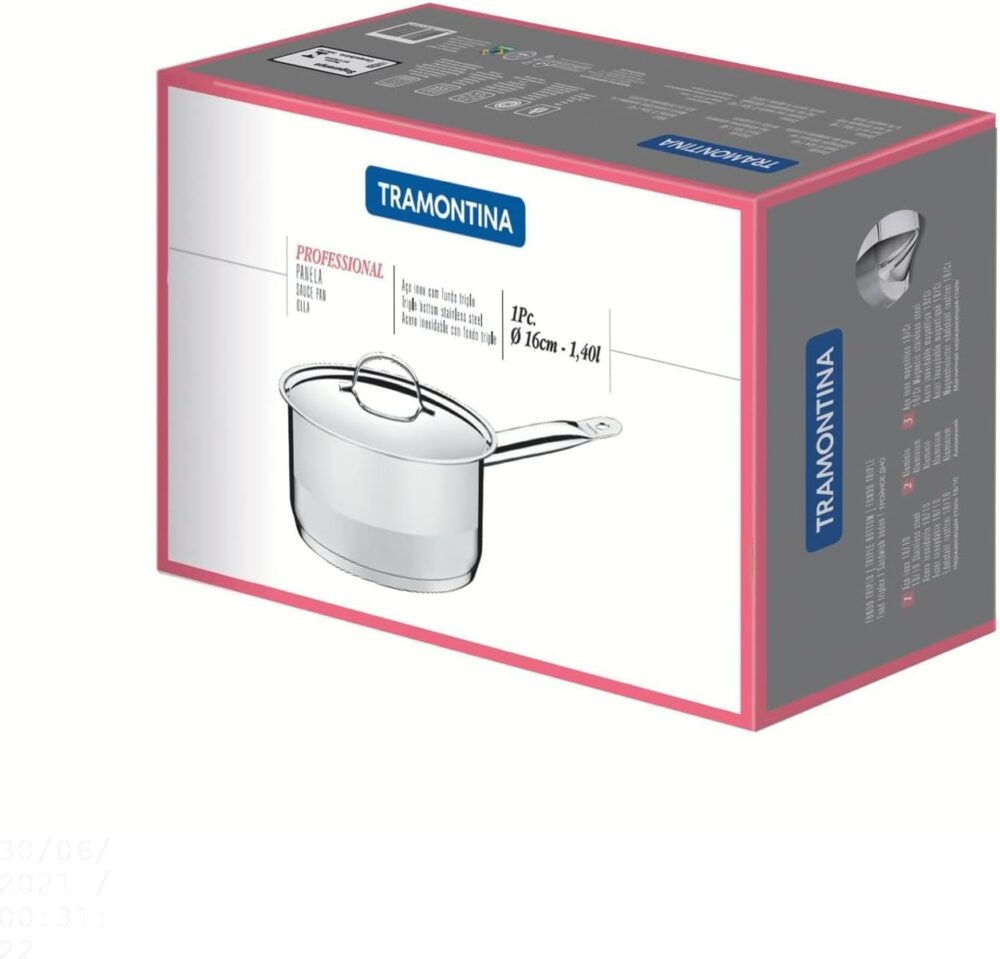 Panela Tramontina Professional em Aço Inox Fundo Triplo com ... - Image 5