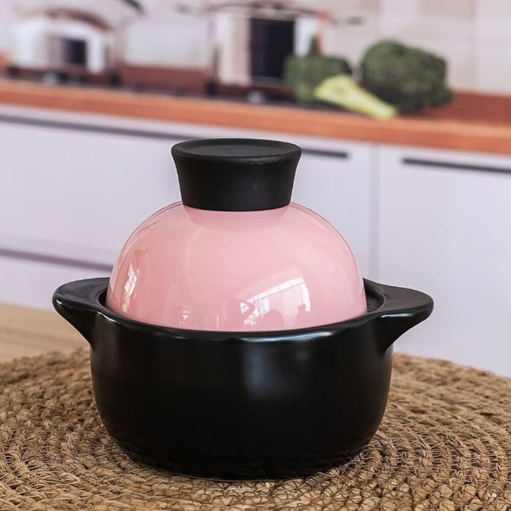 STOBAZA Mini Caçarola Forno De Ceramica Panela De Barro Arte... - Image 7