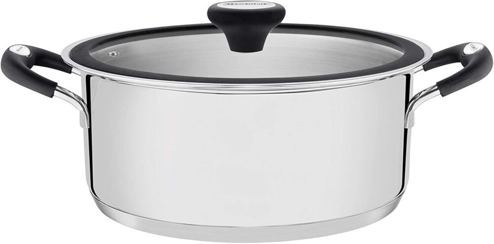 Caçarola Rasa com Fundo Triplo Tramontina Inox 20Cm, SOLAR - Image 2
