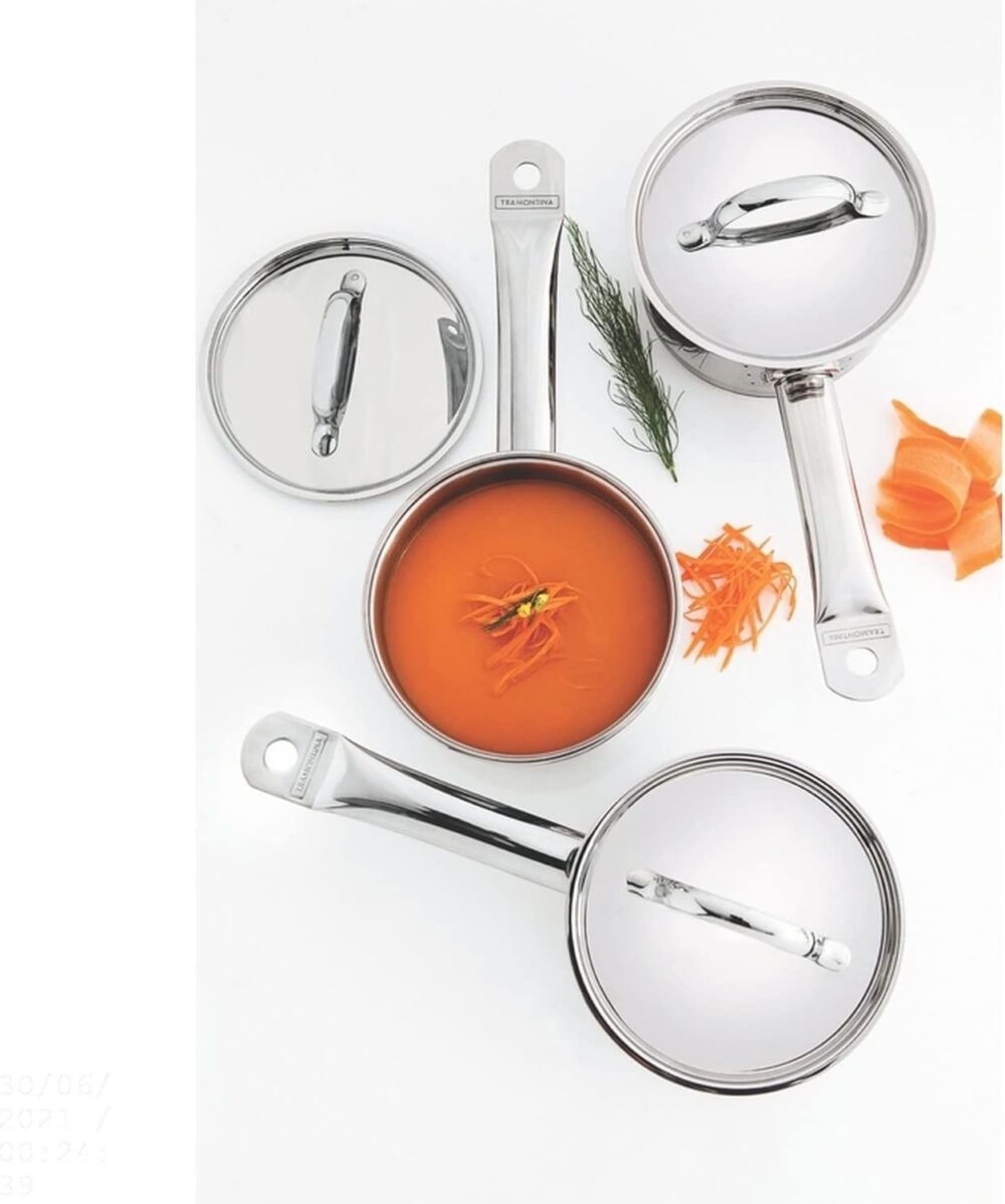 Panela Tramontina Professional em Aço Inox Fundo Triplo com ... - Image 3