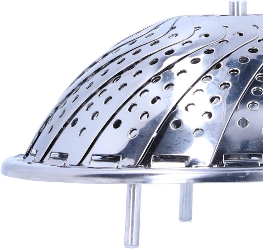 Cesta a vapor, multifuncional de aço inoxidável, dobrável, u... - Image 6