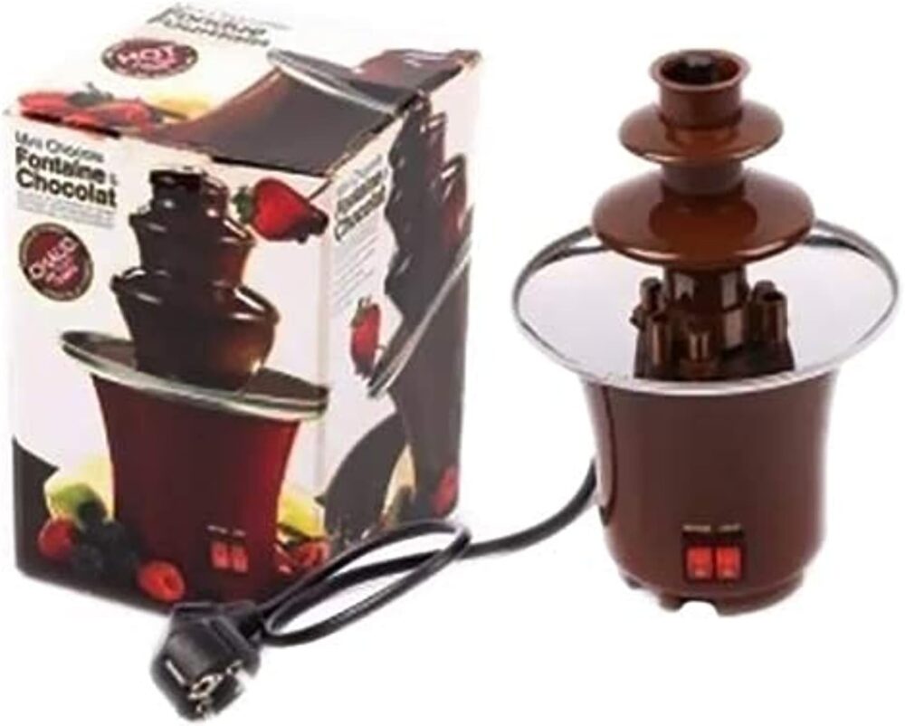 Máquina Chocolate Fondue Elétrica Mini Chocolate Fondue Foun...