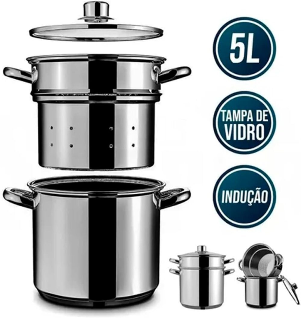 Espagueteira 20cm Savoy 5L Brinox 4809/100 - Image 4