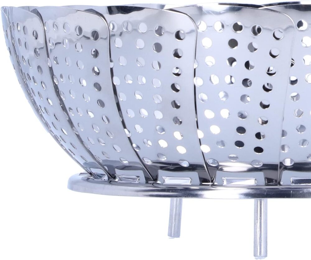 Cesta a vapor, multifuncional de aço inoxidável, dobrável, u... - Image 7