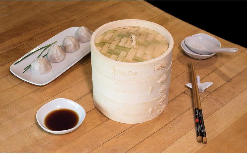 Helen's Asian Kitchen Vaporizador de alimentos Dim Sum com t... - Image 6
