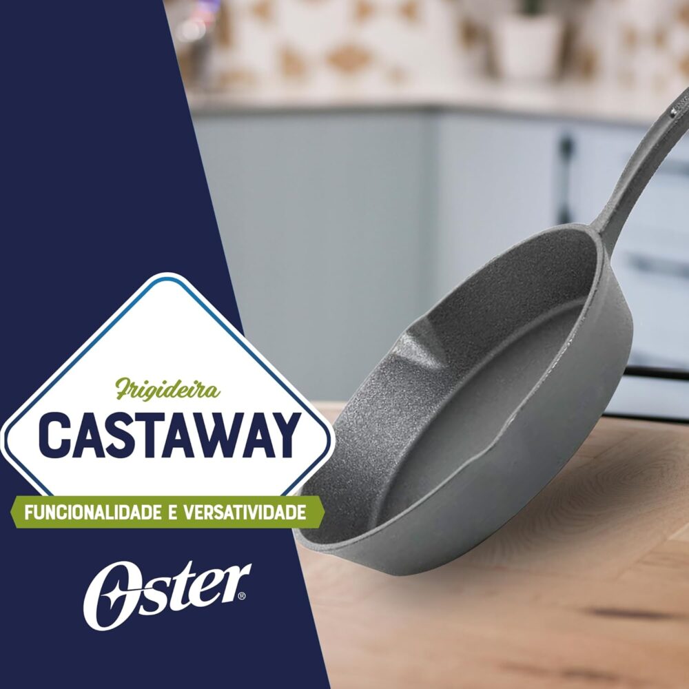 OSTER Frigideira de Ferro Fundido 30,5cm Castaway - Acabamen... - Image 2