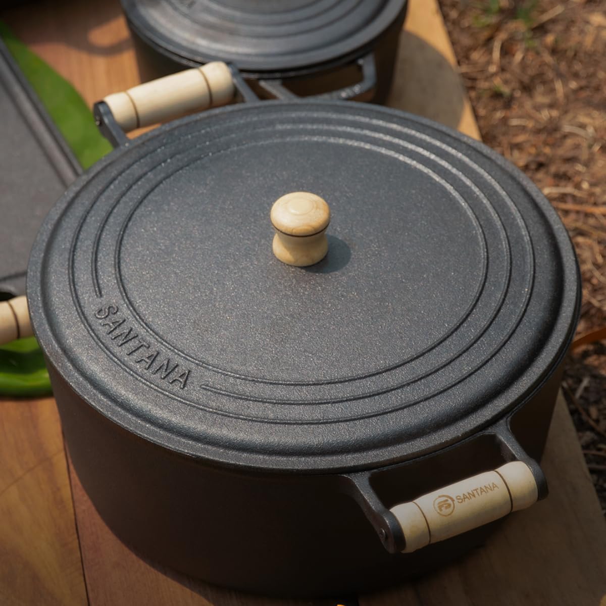 Jogo de Panela Caçarolas 16, 18, 22 tampa de ferro alça de m... - Image 3