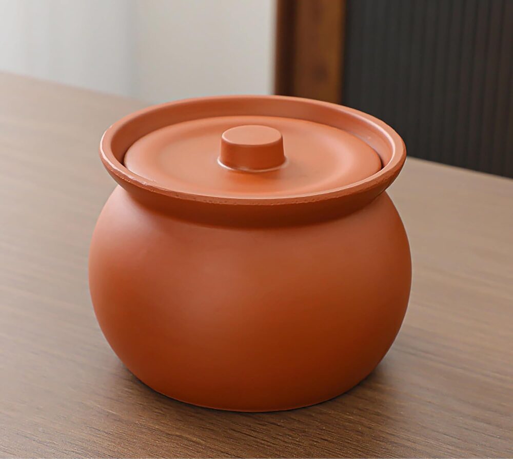 Linda mini panela de cozinha de argila - Panela de cerâmica ...