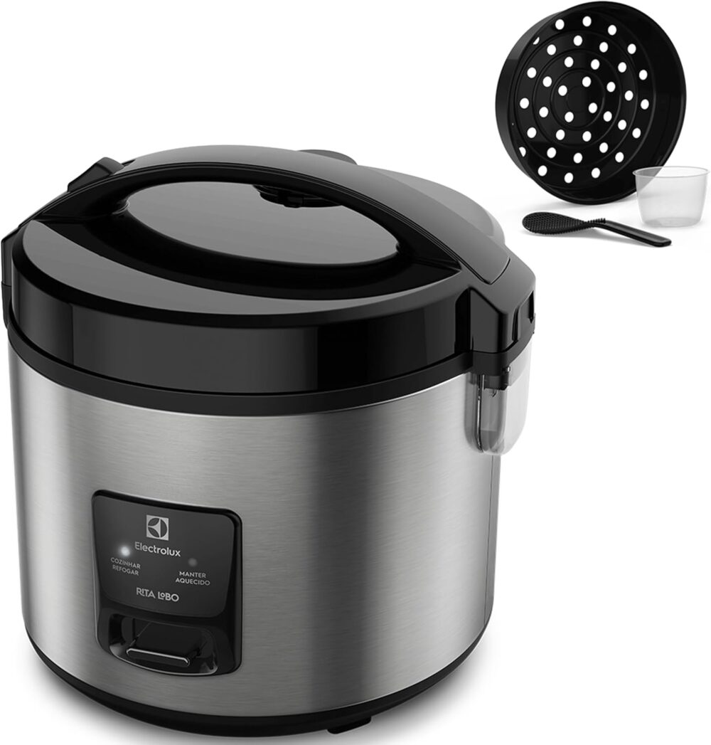 Panela Elétrica Electrolux vapor arroz capacidade 3,5L 10 xí...