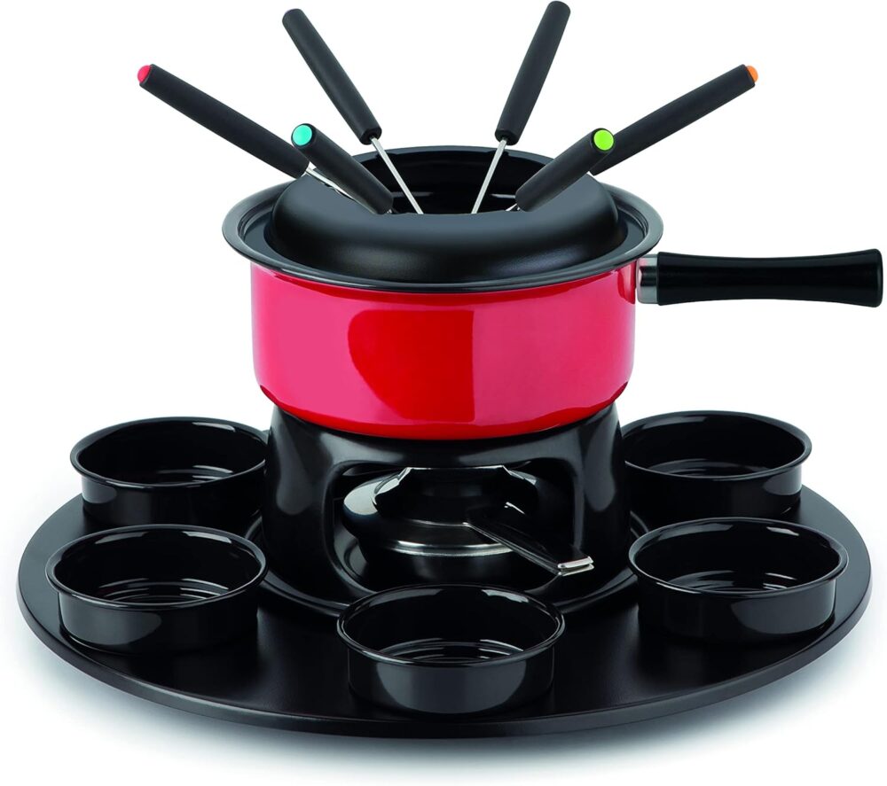 Conjunto para Fondue Forma Firenze Carroussel Vermelho - 18 ...