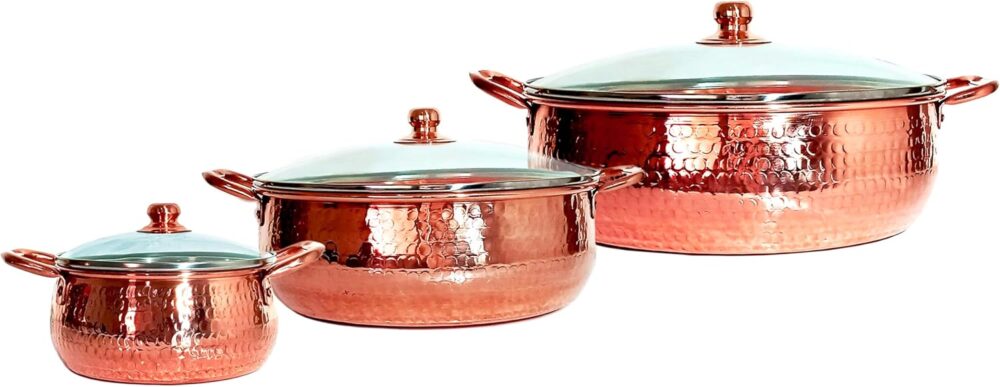 Panela De Cobre Puro Classic 29cm Diâmetro 6 Litros M - Image 4