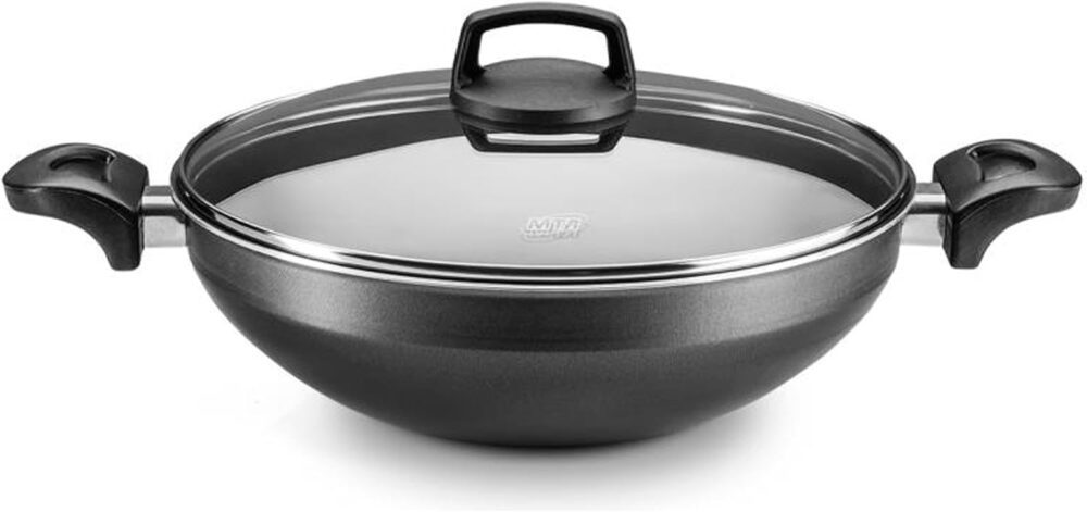 MTA WOK COM TAMPA DE VIDRO C/ALCA SUPRA N°28/4,3L - DE ALUMI...