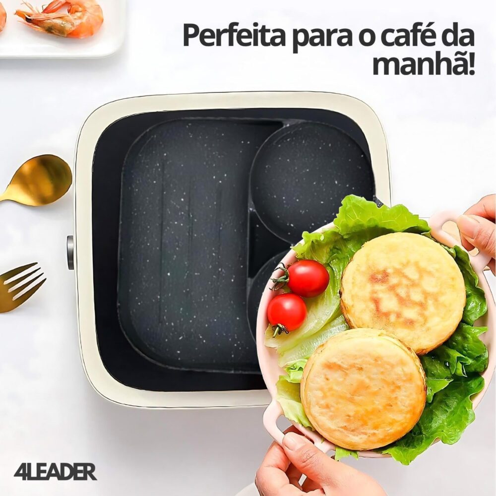 Panela de Omelete 4Leader Panela Antiaderente, Frigideira de... - Image 2
