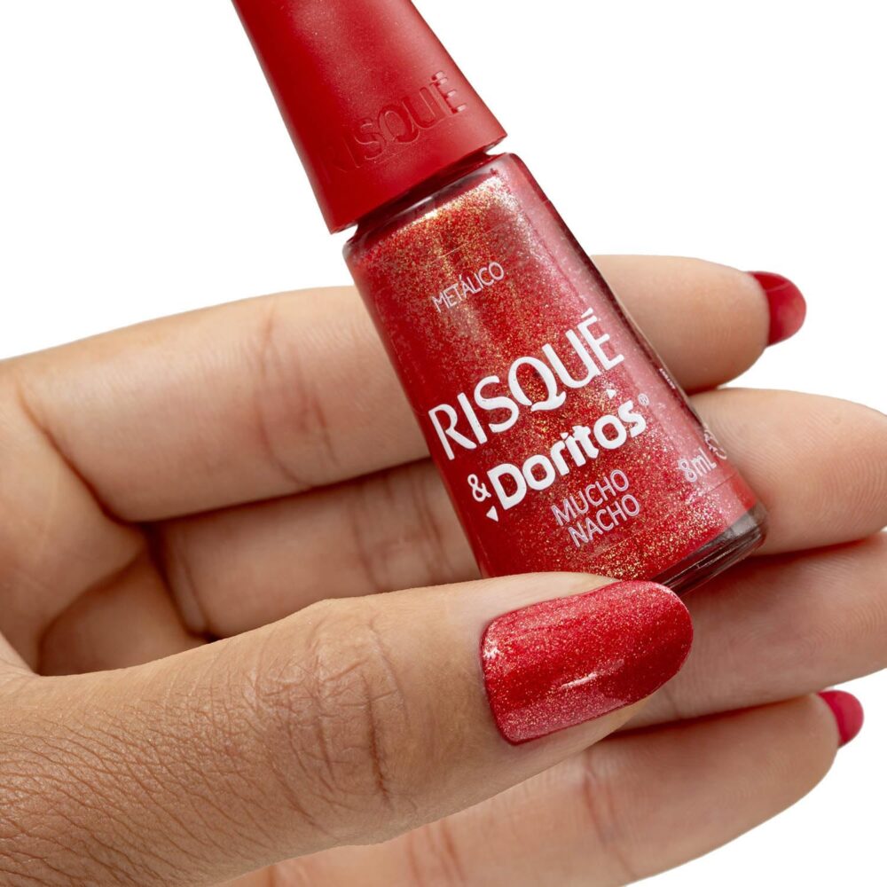 Esmalte Vermelho Risqué & Doritos Mucho Nacho Metálico 8ml - Image 8