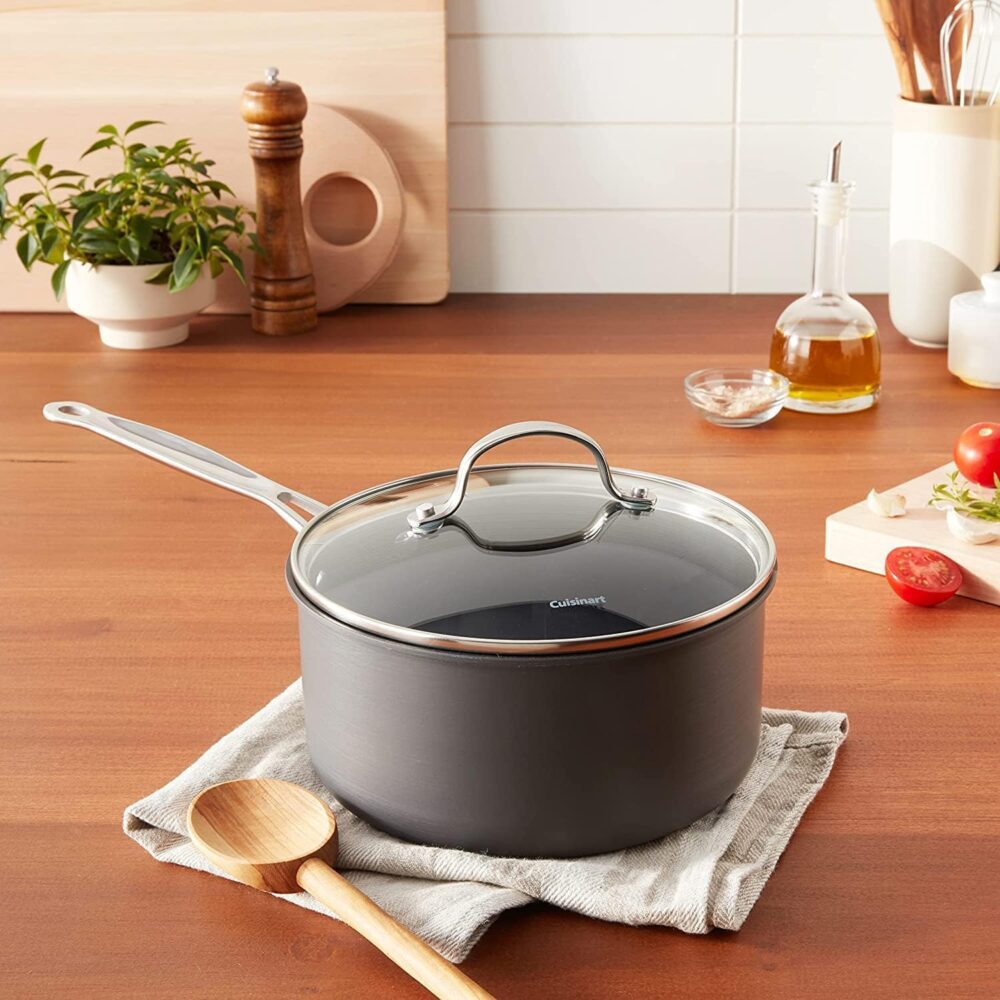 PANELA ANODIZADA CUISINART CHEF'S CLASSIC 3 LITROS COM TAMPA... - Image 5