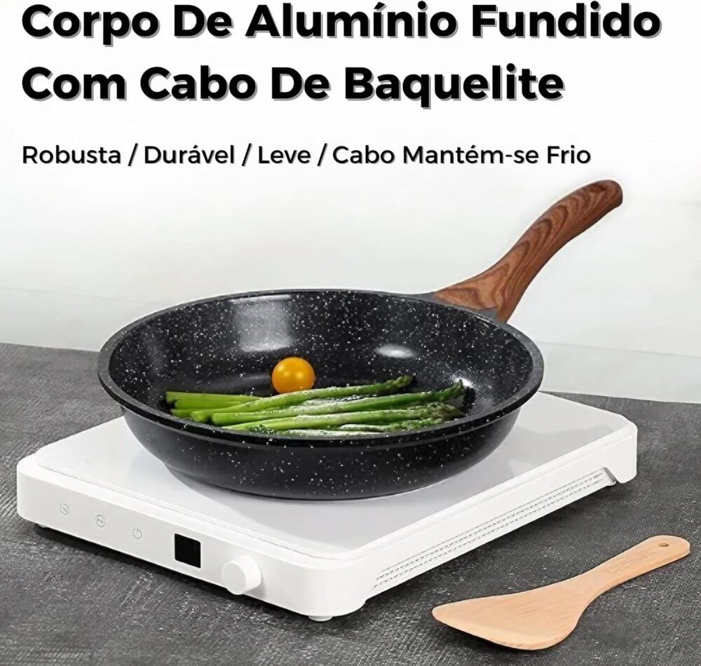 Frigideira Antiaderente 28cm com Revestimento Cerâmico, Frit... - Image 5